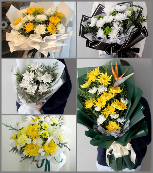 安徽宿州市砀山县高铁新区白事花束代送